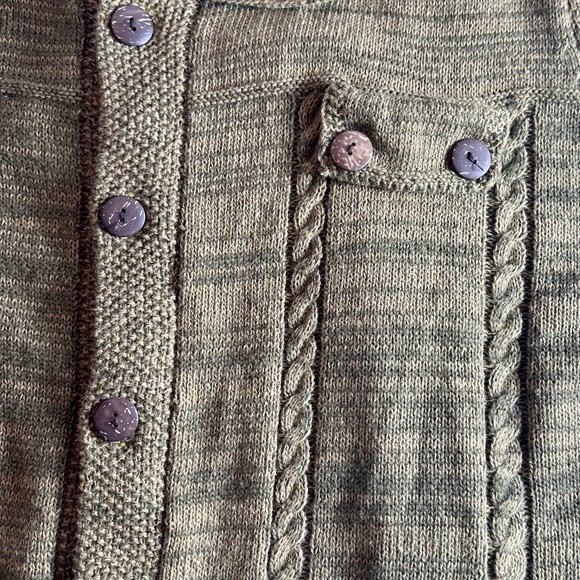 Sinransinya Cool Dadcore Cardigan Button Front Knit Sweater - Picture 4 of 6